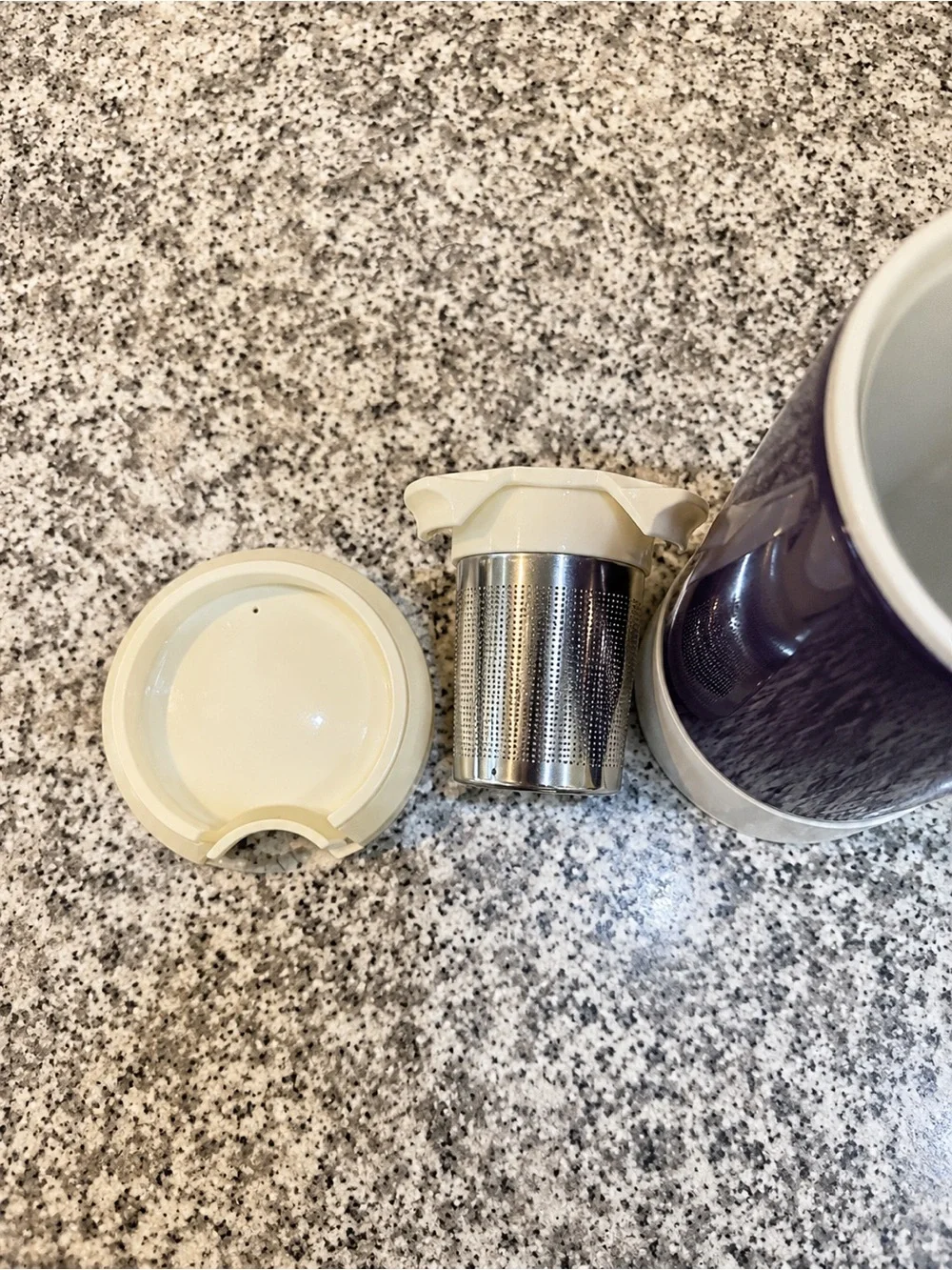 Starbucks Teavana Purple Tea Infuser Travel Tumbler Mug